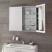 Keuco Royal Match 800mm Semi-Recessed LED Illuminated Mirror Cabinet profile small image view 6 
