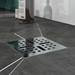 1200 x 1200 Wet Room Walk In Square Tray Former Kit (Centre Waste) profile small image view 4 
