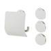 Tiger Urban Toilet Roll Holder with Cover - White profile small image view 3 