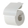 Tiger Urban Toilet Roll Holder with Cover - White profile small image view 1 