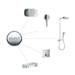 hansgrohe ShowerTablet Select Exposed Thermostatic Shower Mixer 300 - 13171000 profile small image view 2 