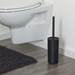 Tiger Urban Freestanding Toilet Brush & Holder - Black profile small image view 5 