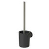 Tiger Tune Swivel Toilet Brush & Holder - Brushed Stainless Steel/Black profile small image view 1 