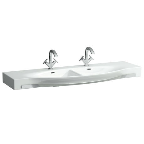Laufen Palace 1500mm Double Countertop Basin With Towel Rail