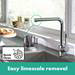 hansgrohe Cento L Single Lever Kitchen Mixer - 14802000 profile small image view 4 