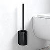 Keuco Plan Wall Mounted Toilet Brush & Holder - Black profile small image view 1 