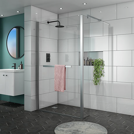 Matrix 10mm (1400 x 800mm) Wet Room Shower Enclosure