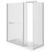Matrix 1400 x 900mm Ultimate Walk In Enclosure 10mm (inc. Side Panel + Tray) profile small image view 3 