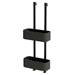 Tiger 2-Store Hanging Shower Rack - Black profile small image view 3 