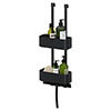 Tiger 2-Store Hanging Shower Rack - Black profile small image view 1 