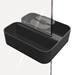 Tiger 2-Store Clip-on Shower Basket - Black profile small image view 3 
