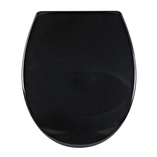 Aqualona black toilet seat