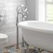 Chrome Plated Standpipes for Freestanding Bath Taps profile small image view 2 