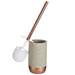 Neptune Toilet Brush Holder - Concrete & Copper profile small image view 2 