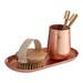 Madison Shine Copper Finish Tray profile small image view 4 