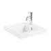 Miller - New York 40 Wall Hung Single Door Vanity Unit with Ceramic Basin - White profile small image view 4 
