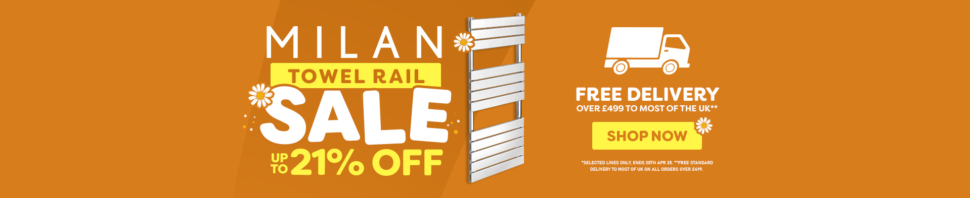 Milan Towel Rail Sale