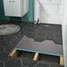 1600 x 900 Wet Room Walk In Rectangular Tray Former Kit (End Waste) profile small image view 3 
