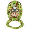 Wenko Crazy Cow Duroplast Toilet Seat - 17616100 profile small image view 2 