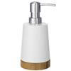 Wenko Bamboo Ceramic Soap Dispenser - 17678100 profile small image view 1 