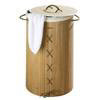 Wenko Bamboo Laundry Bin - Natural - 17753100 profile small image view 1 
