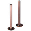 180mm Antique Copper Tubes + Plates for Radiator Valves profile small image view 1 