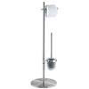 Wenko Pieno Standing WC Set - Stainless Steel - 18452100 profile small image view 1 