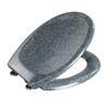 Wenko Ottana Premium Soft Close Toilet Seat - Granite - 18902100 profile small image view 3 