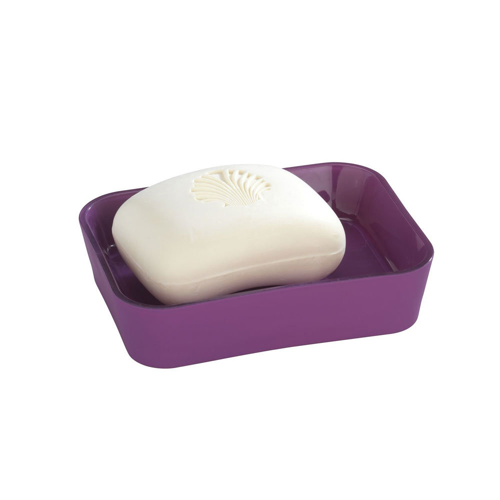Wenko Rainbow Soap Dish Purple 18982100 at Victorian Plumbing UK