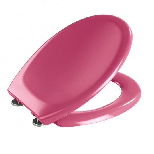 Wenko Ottana Premium Soft Close Toilet Seat - Pink - 19656100 at ...