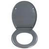 Wenko Ottana Premium Soft Close Toilet Seat - Dark Grey - 19657100 profile small image view 2 
