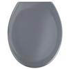 Wenko Ottana Premium Soft Close Toilet Seat - Dark Grey - 19657100 profile small image view 1 