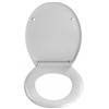 Wenko Ottana Premium Soft Close Toilet Seat - Grey - 19660100 profile small image view 2 