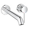 Grohe Essence Wall Mounted 2 Hole Basin Mixer L-Size - Chrome - 19967001 profile small image view 1 