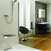 Mira Premium Folding Wall Mounted Shower Seat - Grey/Chrome - 2.1731.002 profile small image view 2 