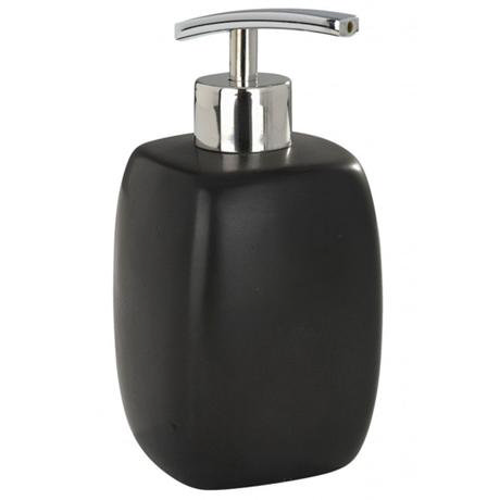 Wenko Faro Ceramic Soap Dispenser - Black - 20021100