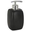 Wenko Faro Ceramic Soap Dispenser - Black - 20021100 profile small image view 1 