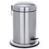 Wenko Nova 3 Litre Pedal Bin - Stainless Steel - 20030100 profile small image view 1 