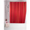 Wenko Plain Red Polyester Shower Curtain - W1800 x H2000mm - 20037100 profile small image view 1 