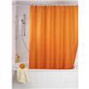 Wenko Plain Orange Polyester Shower Curtain - W1800 x H2000mm - 20039100 profile small image view 1 