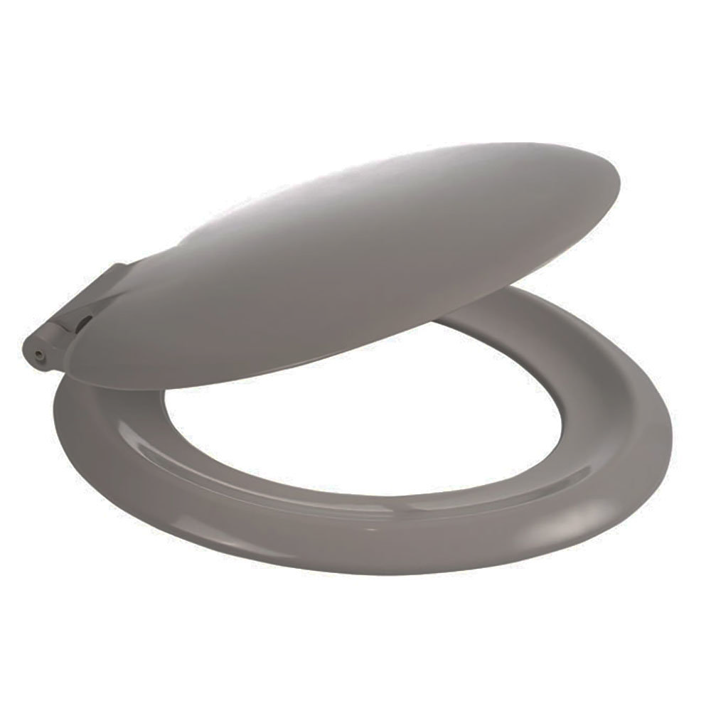 Wiquin Celmac Heavy Duty Double Flap Toilet Seat Grey