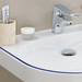 Franke ANMW500-BLUE 650mm VariusCare wheelchair accessible washbasin profile small image view 2 