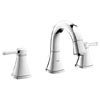 Grohe Grandera 3-Hole Basin Mixer with Pop-up Waste - Chrome - 20417000 profile small image view 1 