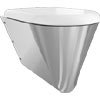 Franke Campus CMPX592W Stainless Steel Wall Hung WC Pan + White Toilet Seat profile small image view 1 