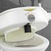 Wenko Raised Toilet Seat with Secura Support - 20924100 profile small image view 2 