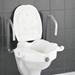 Wenko Raised Toilet Seat with Secura Support - 20924100 profile small image view 4 