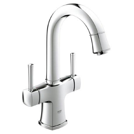Grohe Grandera Two Handle Basin Mixer with Pop-up Waste - Chrome - 21107000