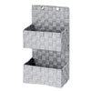 Wenko Adria Grey 2 Tier Hanging Bathroom Organizer - 22072100 profile small image view 1 