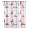 Wenko Flamingo Flex Polyester Shower Curtain - W1800 x H2000mm profile small image view 1 