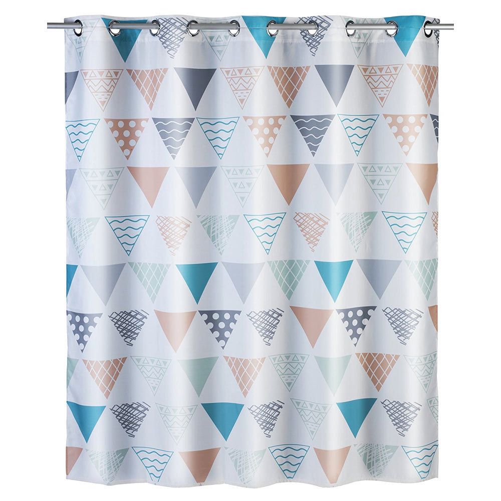 Wenko Ethno Flex Polyester Shower Curtain Victorian Plumbing.co.uk